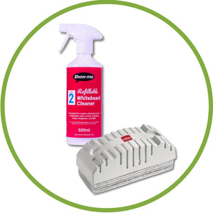 WHITEBOARD ERASERS & CLEANING