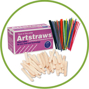 STICKS, STRAWS & PIPECLEANERS