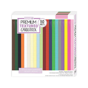 Dovecraft 12x12inch Textured Cardstock 80 Sheets
