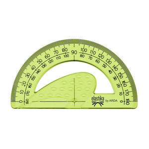 Elastika Protractor 180 degree 12cm