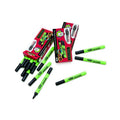Show-me Drywipe Medium Tip Pens Black 10 Pack