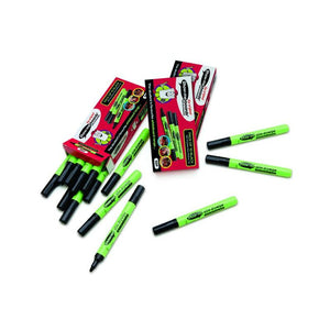 Show-me Drywipe Medium Tip Pens Black 10 Pack