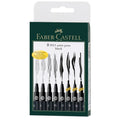 Faber Castell Pitt Artist Pen Black 8 Pack Assorted Sizes