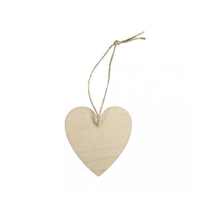 Rayher Wooden Hanger Heart 6 Pack