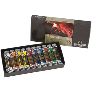 Rembrandt Oil Colour Paint Basic 10x15ml Tubes Set