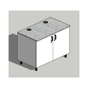 SG Makerspace Fixed Unit H730 x W1020mm