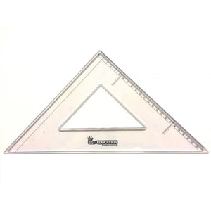 SG Set Square  45 degree 32cm Clear 32cm
