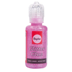 Rayher Glitter Glue Pastel Pink 20ml