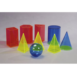 9 piece set geometrical bodies