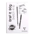Clairefontaine Graf It White Dot Grid Pad 80g A5