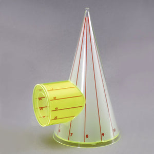 Cone penetrated by cylinder