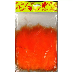 Feathers 7cm Orange 200 Pack