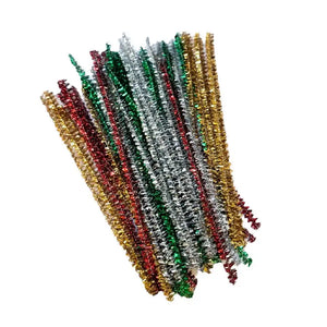 Pipe Cleaners Tinsels 6inch 50 Pack