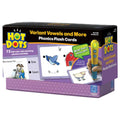 Hot Dots Phonics Flash Cards Variant Vowels & More Set 6