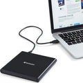 Verbatim External Slimline CD/DVD Writer USB 2.0 Black