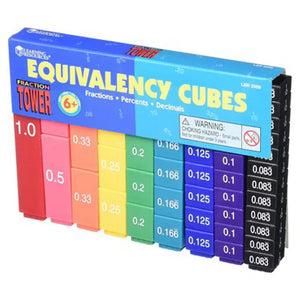 Fraction Tower Equivalency Cubes