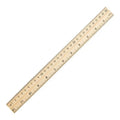 Supreme Wooden Ruler 30cm