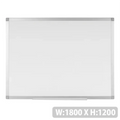 Aluminium Magnetic Enamel Whiteboard 6x4ft
