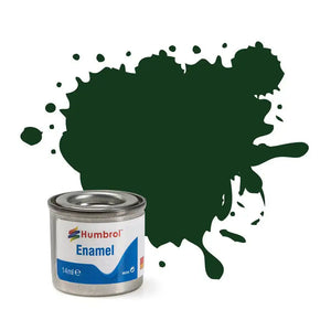 Humbrol Enamel Tinlets 14ml Brunswick Green AA0