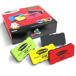 Show-me Magnetic Eraser 4 Pack