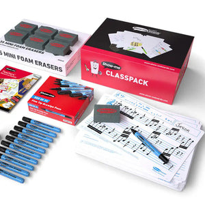 Show-me Stave Music/Plain A4 Board Classroom 35 Pack