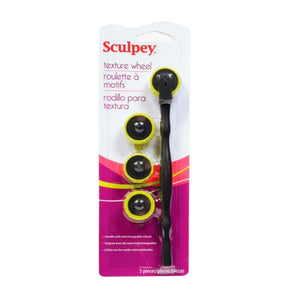 Sculpey Texture Wheel with 4 Wheels