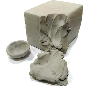 Potters Pick Grey Fibred Air Harding Clay 12.5kg Bag