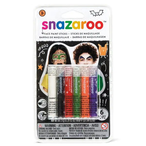 Snazaroo Face Painting Kit Halloween 6 Pack