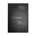 Supreme Black Spiral Sketchbook A4 135g 20 Sheets