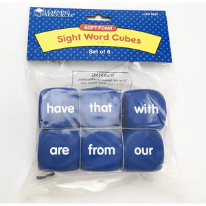 Sight Word Cubes