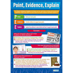 Point Evidence Explain Laminated Daydream Wallchart