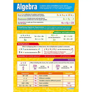 Algebra Laminated Daydream Wallchart