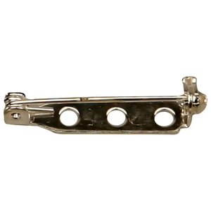 Brooch Backs 25mm Silver Plated