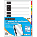 Tiger A4 Extra Wide 1 - 10 Subject Dividers