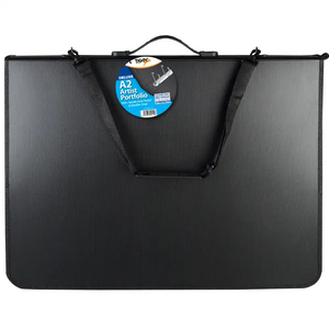 Tiger A2 Deluxe Ring Binder Artist Portfolio Black