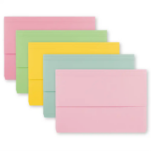 Tiger Document Wallet Card A4+ Single Assorted Colours