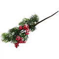 Rayher Christmas Frosted Fir Twig with Berries