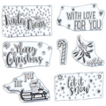 Rayher Christmas Greetings Stamps