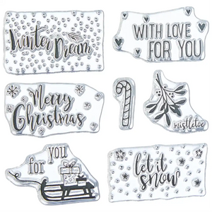 Rayher Christmas Greetings Stamps