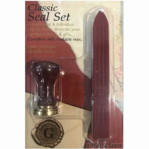 Manuscript Chronicle Wax with G lettered Seal