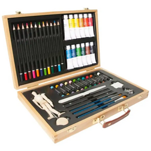 Elements Mixed Media Wooden Art Box Set