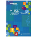 Supreme Manuscript Music Copy A4 100gsm 24pg