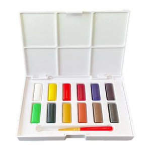 Reeves Watercolour Tablet Pocket Set & Brush Case