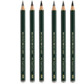 Faber Castell 9000 Jumbo 4B Graphite Pencils 6 Pack