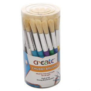 Create Chubby Brush Cannister 30 Pack