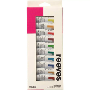 Reeves Gouache Tube 12x12ml Set