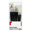 Reeves Mixed Media Brush Set Short Handle 10 Pack