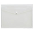 Supreme Clear Button Wallet A4 4 Pack