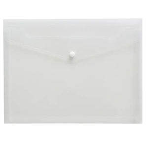 Supreme Clear Button Wallet A4 4 Pack