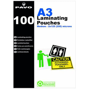 Laminating Pouch A3 250mic